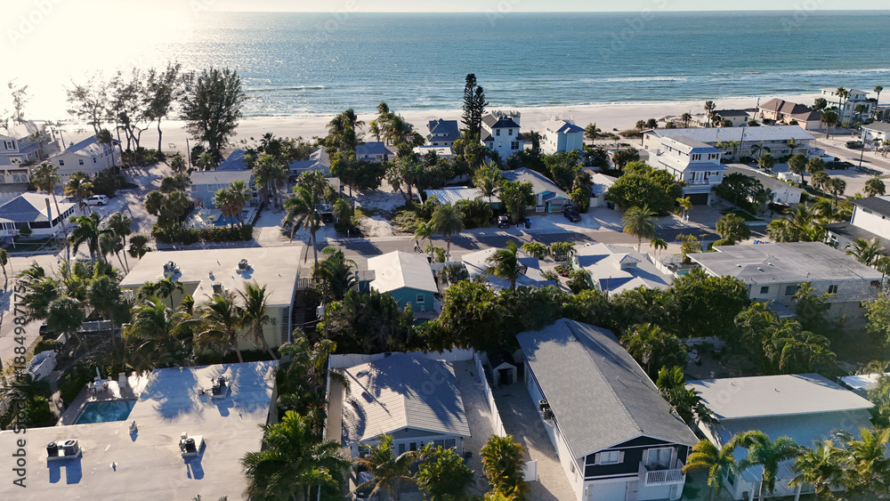 Fototapeta premium Holmes Beach waterfront community near Bradenton, Florida