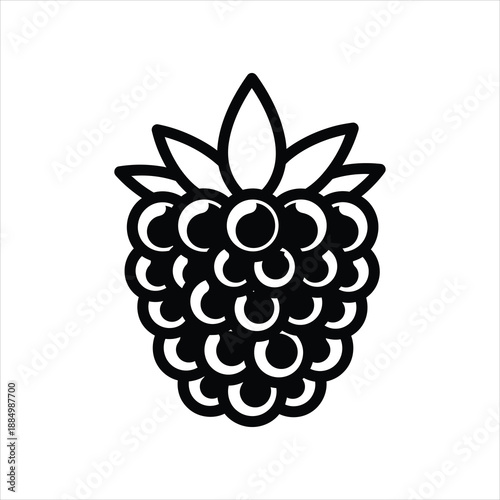 Blackberry fruit icon