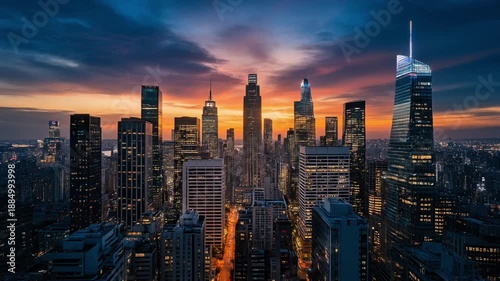 Wallpaper Mural citiscape animation  Torontodigital.ca