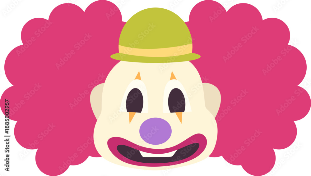 Fototapeta premium Clown Avatar Element