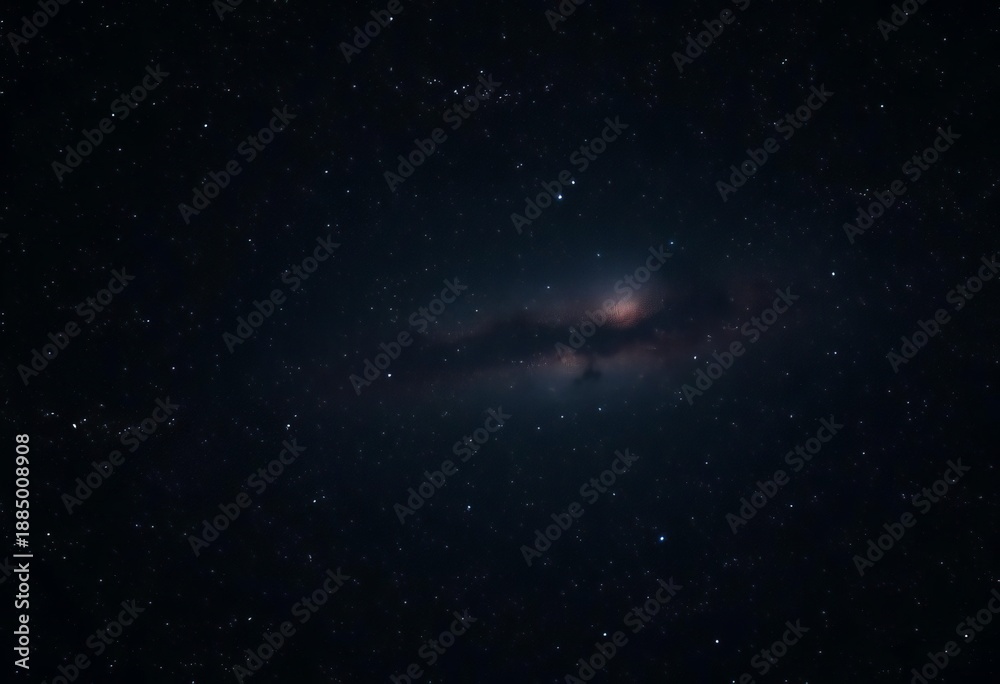Obraz premium Vast, inky black canvas speckled with countless shimmering stars and distant nebulae, sky, milky way