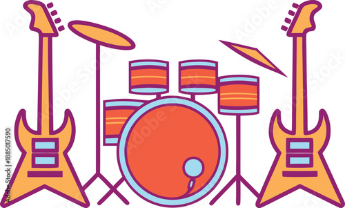 Creative band logo design concept. Modern music band logo style. Rock band logo inspiration. Professional band branding design. Minimal music band identity. Vintage band logo style. Indie band logo