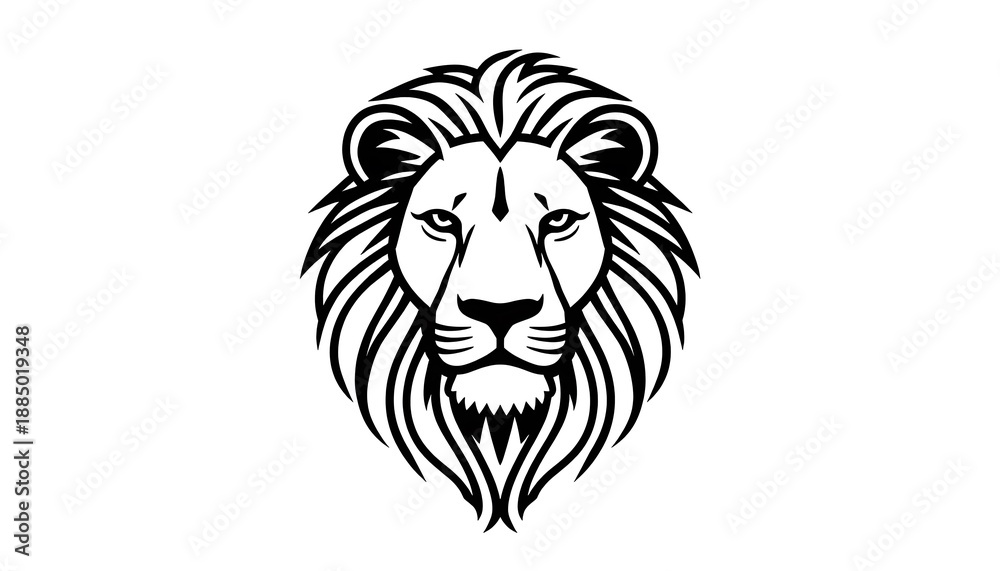 Fototapeta premium Heraldic Lion Emblem