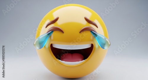 Cute 3D Emoji Illustration Isolated on White Background