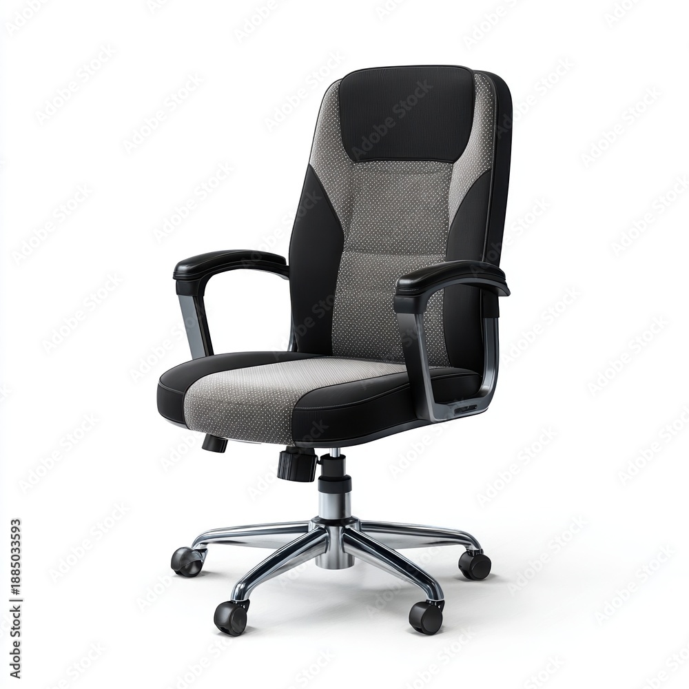 Fototapeta premium Ergonomic office chair with modern design.