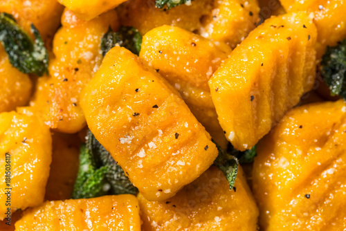 Photos Healthy Homemade Italian Pumpkin Gnocchi Pasta