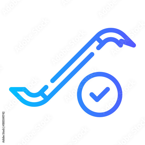 crowbar gradient icon