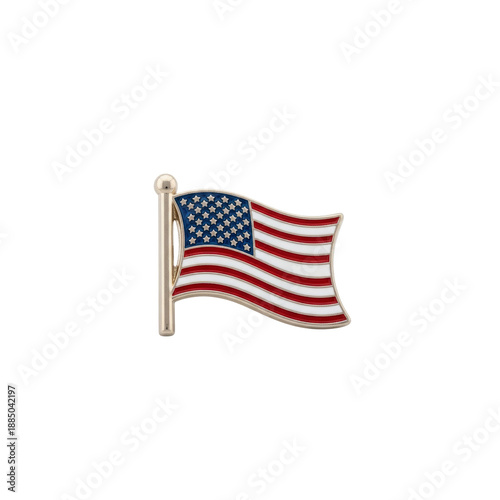 American flag pin