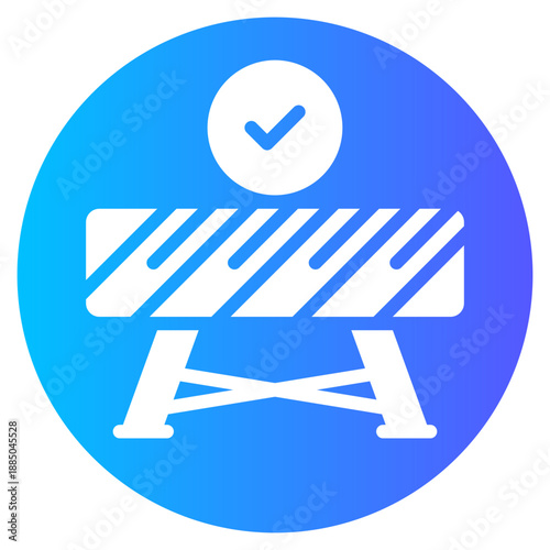 barrier gradient icon