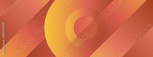 Dynamic composition of bright overlapping circles on a dark purple and neon colored background