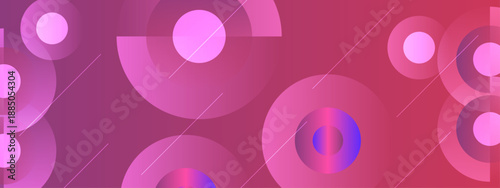 Elegant purple to light blue gradient with layered diagonal shapes and soft shadows