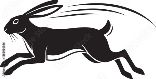 vector animal black color on white color background .