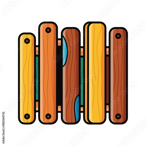 A cartoonish illustration of a shaker instrument