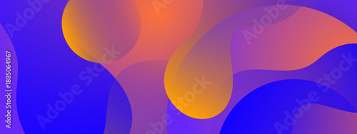 Abstract design with blended orange, purple, and blue colors for backgrounds, artistic projects, web design, and digital creations. Great for vibrant graphic designs.