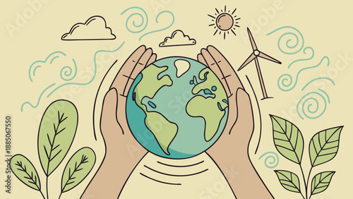 Social Issues Now Concept IllustrationVector Art Design Symbolizing Social Justice, Awareness and Nonviolence Movement Background Landscape