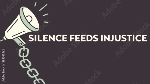 Social Issues Now Concept IllustrationVector Art Design Symbolizing Social Justice, Awareness and Nonviolence Movement Background Landscape