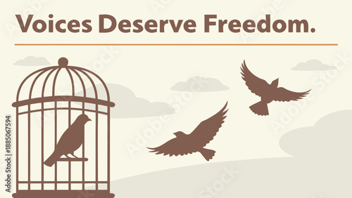 Social Issues Now Concept IllustrationVector Art Design Symbolizing Social Justice, Awareness and Nonviolence Movement Background Landscape