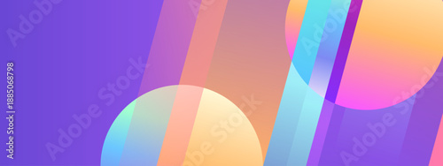 Dynamic 3D fluid wave with vibrant purple and pink gradients on a light blue background for creative web banners and tech presentations