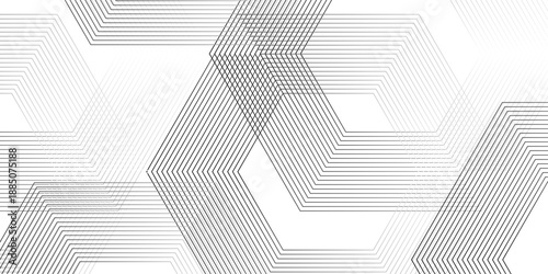 Abstract slash thin diagonal fabric parallel stripe black and white transparent line background. stripe diagonal line geometric white pattern technology textile background.