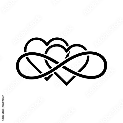 Intricate heart design Vector