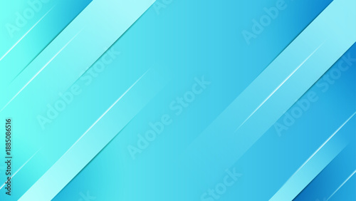 Clean light blue and cyan background with minimalist diagonal stripes and glowing soft lighting effects