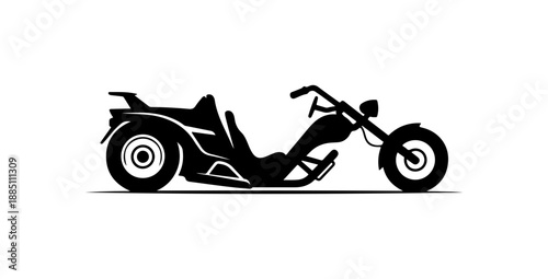 Motorcycle Silhouette Vector Illustration