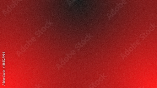 Schilderij op canvas Deep red to black gradient with subtle grainy texture, elegant moody backdrop fo
