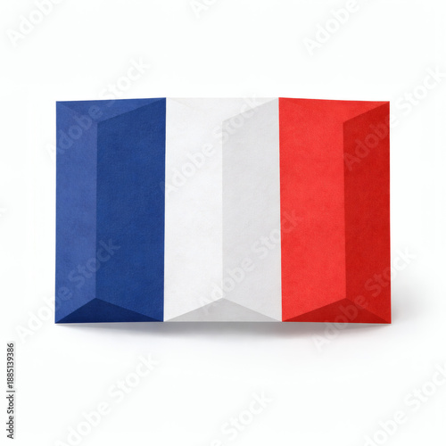 French Tricolor Emblem: A v...