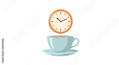 Businessman and advanced humanoid robot engage in formal debate at podiums discussing artificial intelligence and future human roles.