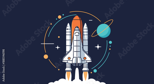 Professionals wearing masks analyze rising infection trend graph using magnifying glass showing virus cells during global pandemic.