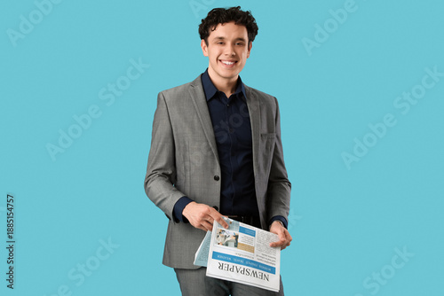 Handsome young man in styli...