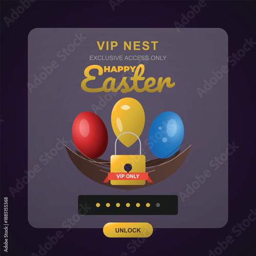 happy easter day design vector illustration