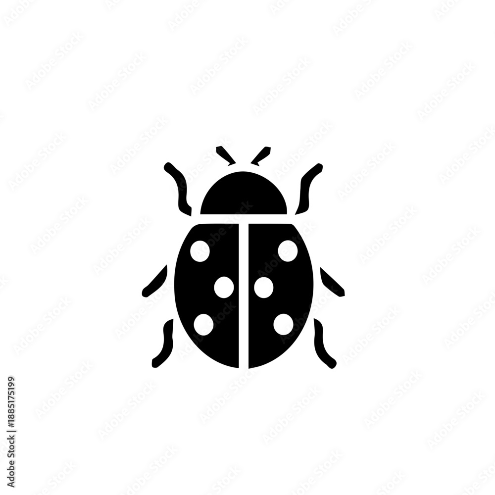 Obraz premium Ladybug Beetle Insect Icon