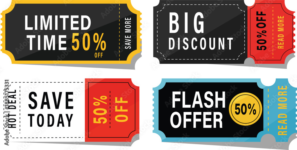Naklejka premium coupons 
