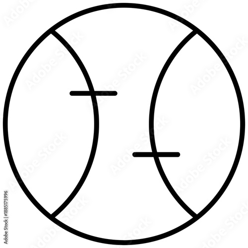 Baseball Glove Icon Vector Element