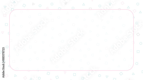 図形のシンプルな背景イラスト