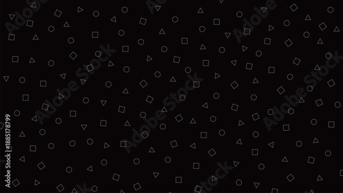 図形のシンプルな背景イラスト