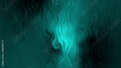 Abstract cyan liquid flowing elegant smoky waves motion design. Fluid background with ripples and waves luxury liquid motion on black screen.