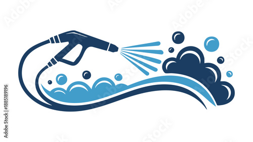 Water spray cleaning