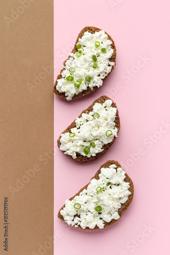 Tasty sandwiches with cotta...