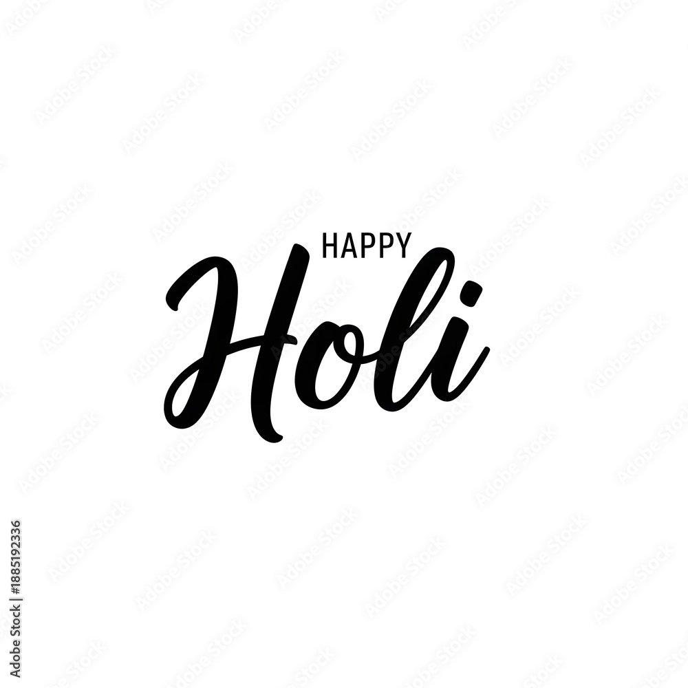 Fototapeta premium Happy holi festival greeting card