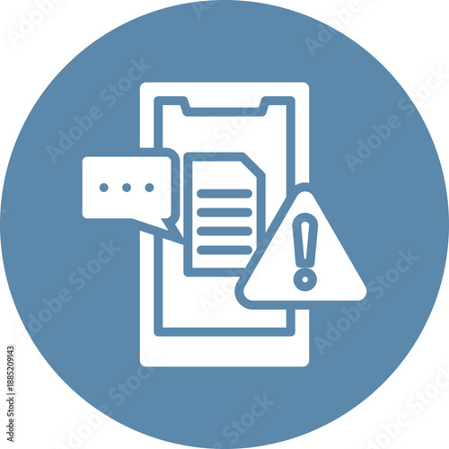 Hoax news icon for dishonesty , website, application, printing, document, poster design, etc