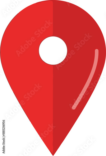 A vector illustration of a zen yin yang heart symbol on white and red backgrounds representing love balance and spiritual harmony through a circular taoism design icon