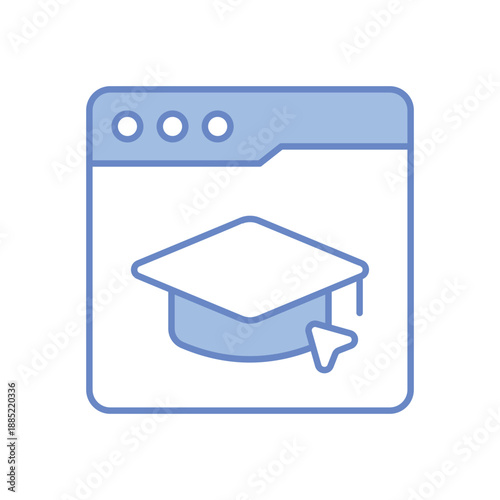 Elearning vector icon