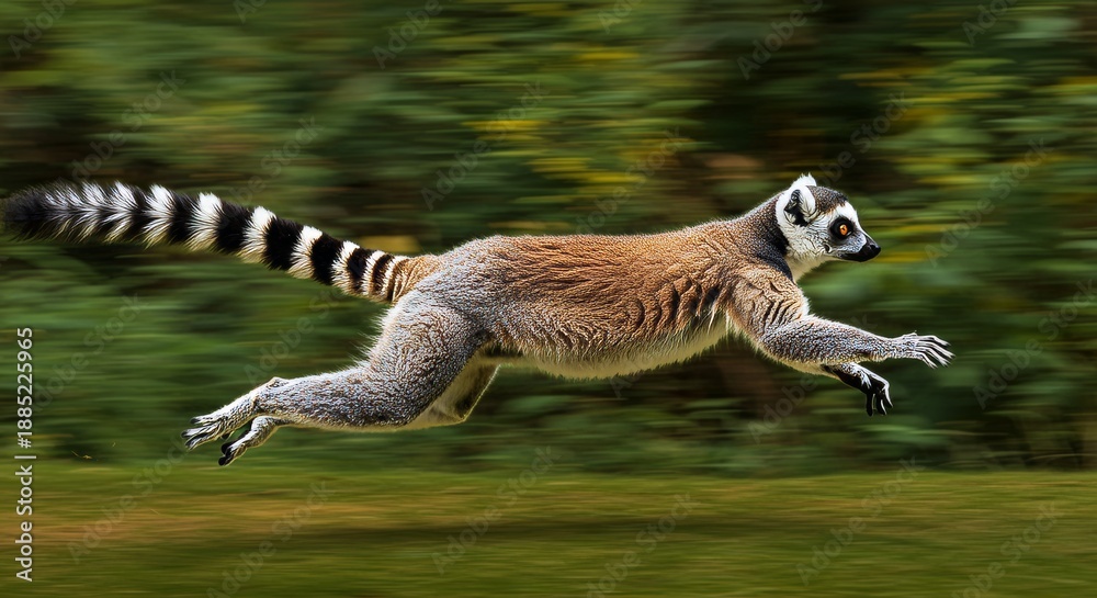 Obraz premium animal on the running action pose