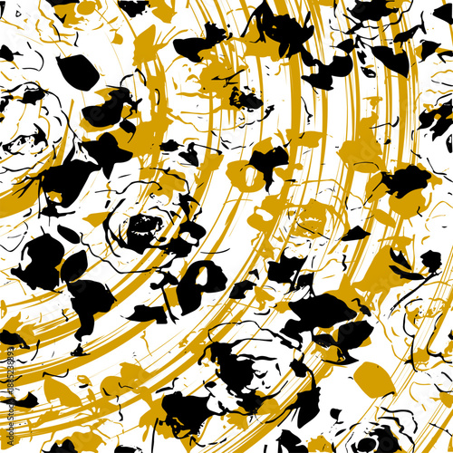 geometric line yellow color pattern background texture design and art print