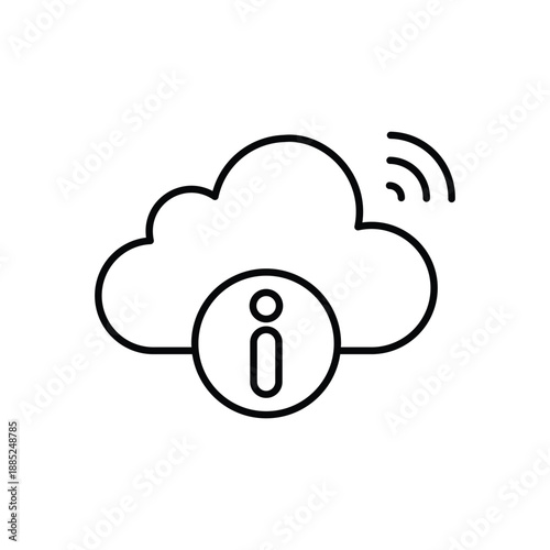 Cloud Computing vector icon