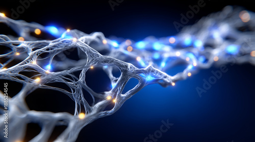 Abstract Symmetrical Web of...