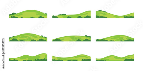 Foto Spring Greenfield Landscape
