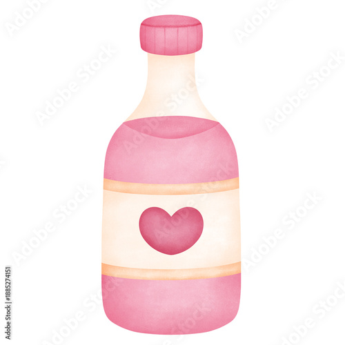 Japanese Food Watercolor Illustration. ideal for Food, Valentine’s Day, graphics, romantic branding, stickers, and social media visuals.